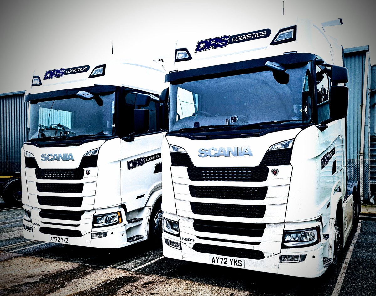 New truck day taking delivery of our 2 new beautiful Scania SUPER 500S vehicles, What a lovely edition to the fleet.
With the enhanced new SUPER engine performance, we are excited to see the excellent results from this new technology. A huge thank you to Scania UK &amp; TruckEast Ltd