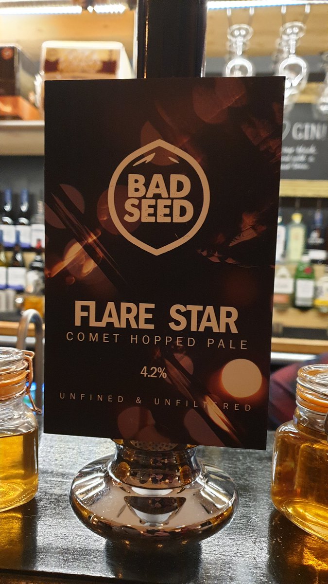 Now on @3LMYork maybe the last we'll drink from the consistently excellent @badseedbrewery get it while you can!