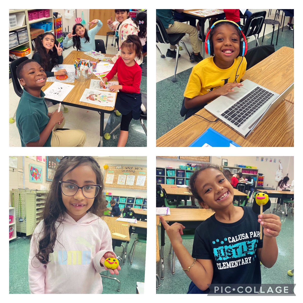 leeloCPE1's tweet photo. Ss look forward to PBIS Friday! Completed class work and positive behavior earns time to start the day early with "fun with friends Friday". Such a great time for Ss to socialize and use their imagination and creativity. #workfirstthenplay  @collierschools  @blackbearsroar https://t.co/2MAaLM5fNx