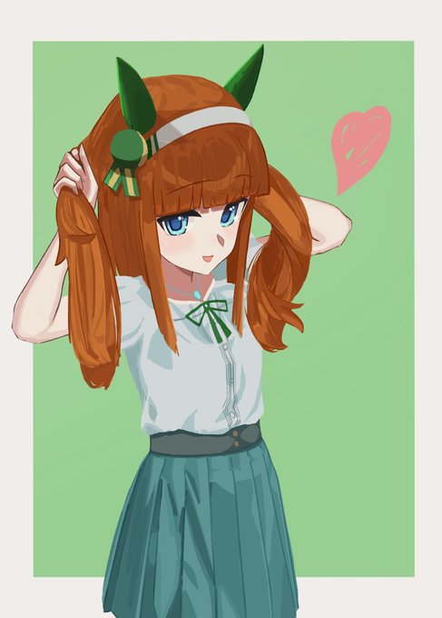 去年描いてたセルフツインテスズカさん#ウマ娘 #ウマ娘プリティーダービー 
