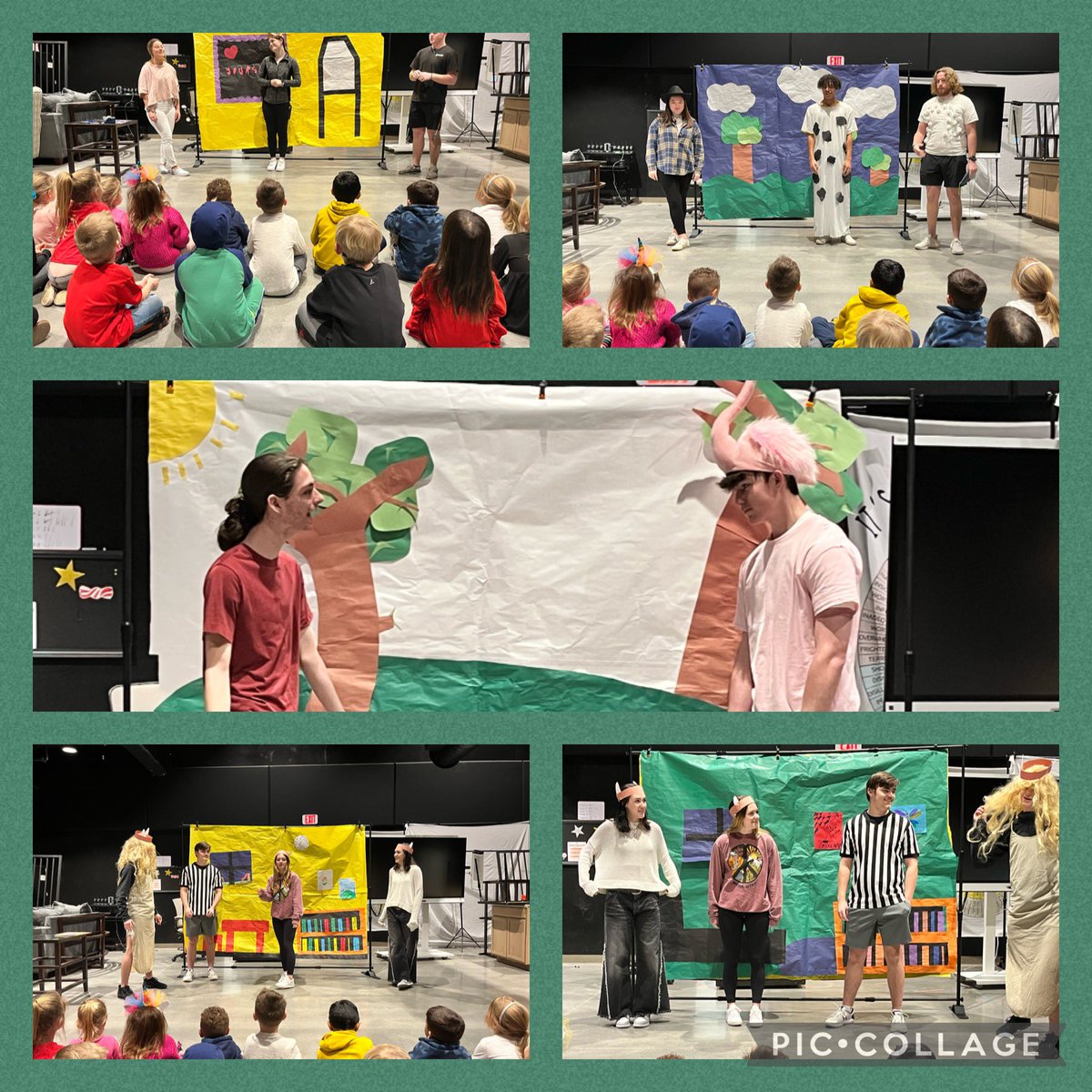 LilCopperheads's tweet photo. The Little Copperheads loved watching self esteem skits by our Teacher Cadets! Lots of lessons learned! Thanks for inviting us @Mrs_LaFave! #RoleModels 💚💛 https://t.co/3qTpsY0Qng