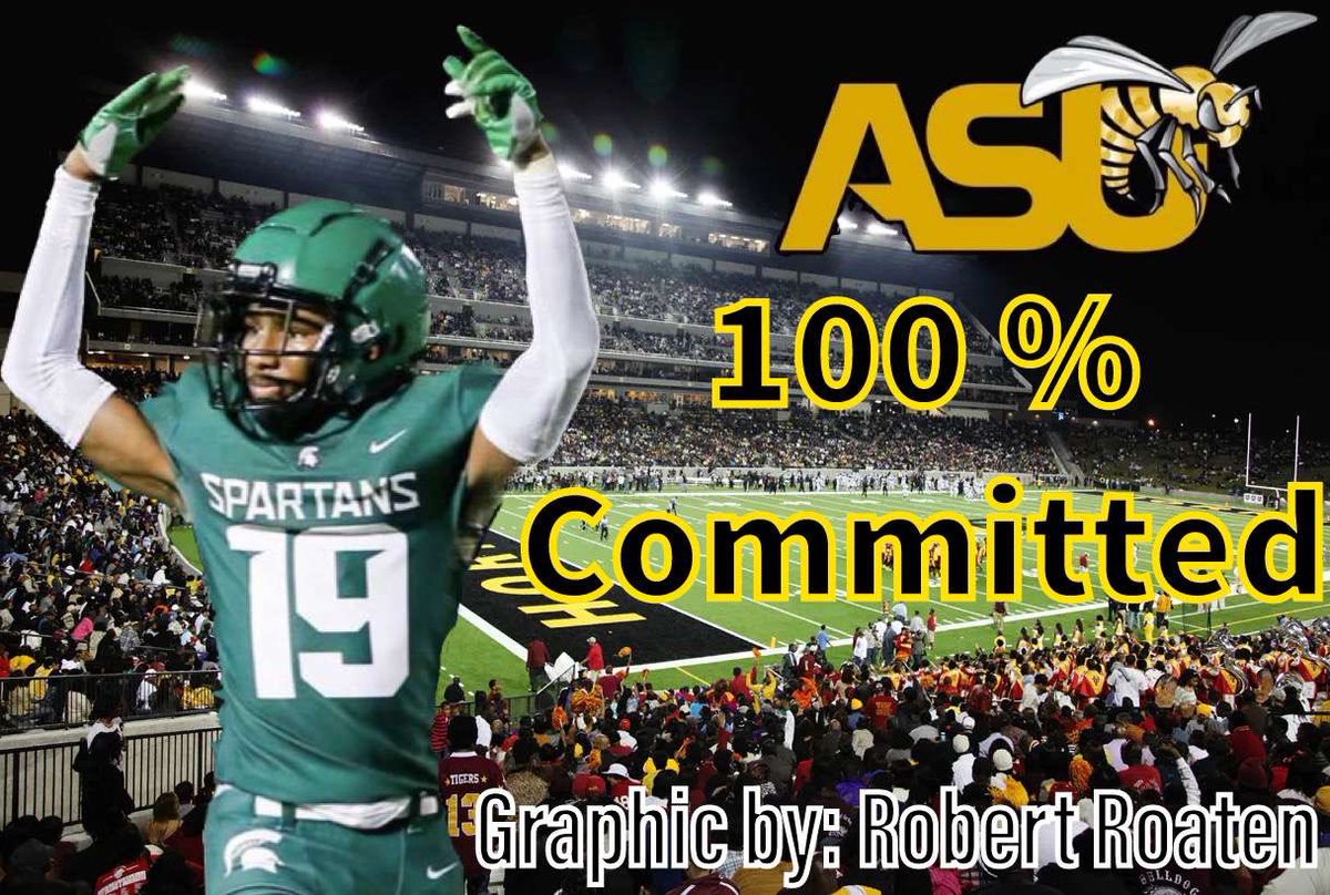 GregMangle's tweet photo. After a lot of thought, prayer, and consideration I am glad to announce that I will be committing to Alabama State University. 🐝💛🖤 @CoachJames44 @WhiteStationFB @WSFightintheSEC @CoachRubin_ @coachjuice25 @_MarioStevenson https://t.co/tKYnZz0iIB