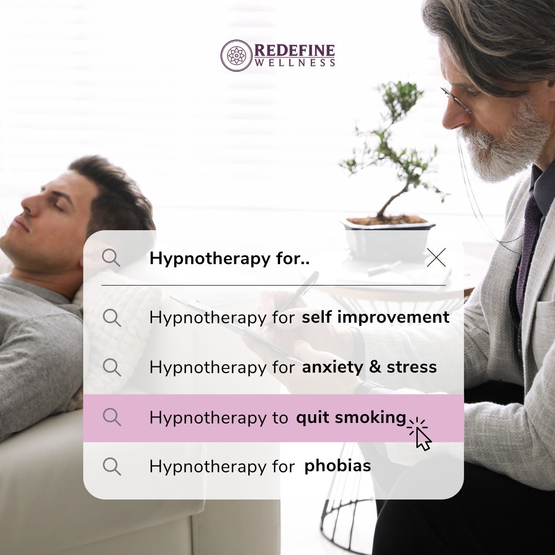 ReDefineWell's tweet photo. Hypnotherapy maybe for you if there is anything in your life you wish to change. Whether you would like to start doing something you wish to do, or stop doing something that’s become a problem.

#redefinewellness #clinicalhypnotherapy #hypnotherapy #hypnosis #hypnotherapist https://t.co/NbDHFirK8j