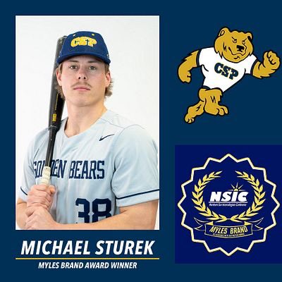 Congrats to <a href="/mikesturek22/">Michael Sturek</a> our baseball teams recipient of the Myles Brand award.