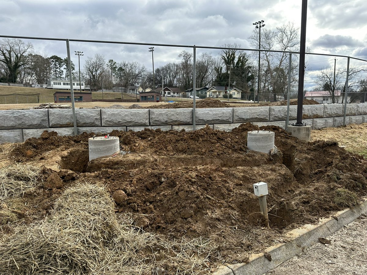 AEHS_Baseball's tweet photo. Like a kid in the candy store.  Beyond excited to see dirt moving at the field. #2800Made #RoadrunnerBaseball https://t.co/V15wlzkCVL