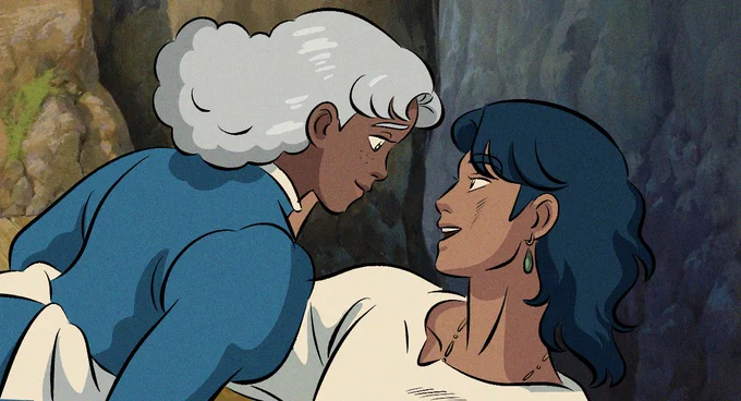 Howl's Moving Castle...but LESBIAN feat Luz and Riley 