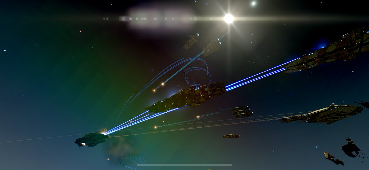 NutriMusic's tweet photo. @homeworldmobile "Nutritious" entry: teamwork against enemy command ship https://t.co/f8Hk8YGwEH