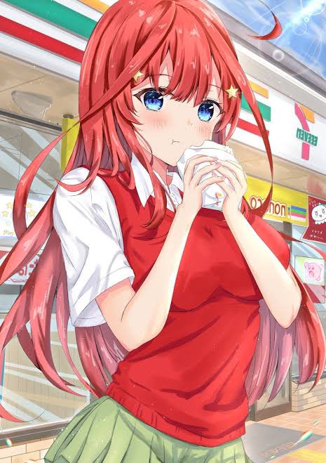 ハローラさんがTwitterに投稿した中野五月(五等分の花嫁)のイラスト。