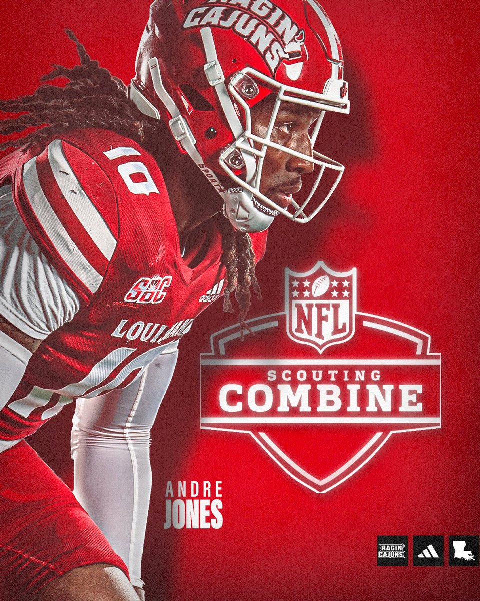 RaginCajunsFB's tweet image. 𝗖𝗼𝗺𝗯𝗶𝗻𝗲 𝗕𝗼𝘂𝗻𝗱

@_mill_ticket will showcase his talents at the @NFL Combine in Indianapolis!

#cULture | #GeauxCajuns