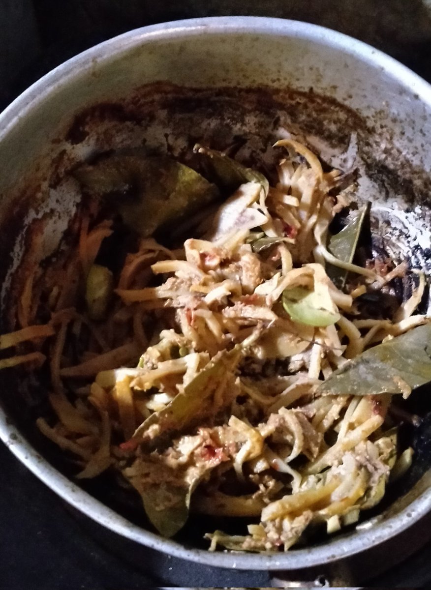 sedih cuukk sayur rebung pete ku...😭