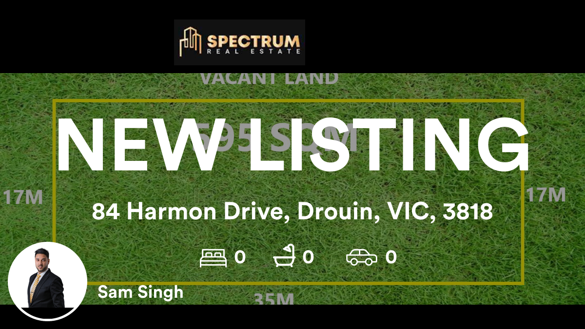 📍 84 Harmon Drive, Drouin, VIC, 3818

My latest listing on RateMyAgent.

rma.reviews/hS2CITmGeUsC

...
#ratemyagent #realestate #Spectrum_Real_Estate