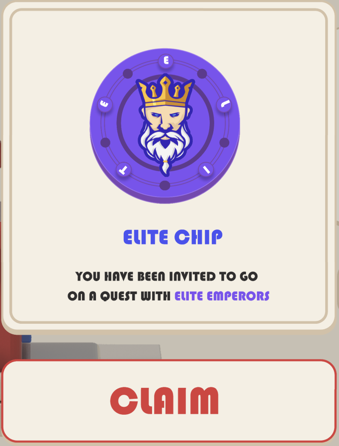 The first integration of WeBall into the Elite Ecosystem 

Announcing Elite Chips 🪙

By accumulating 5 SOL worth of play you will receive one of our Elite Invitations NFT (0.4 SOL FP)

Play here: weballlotto.com/doubletrouble/…