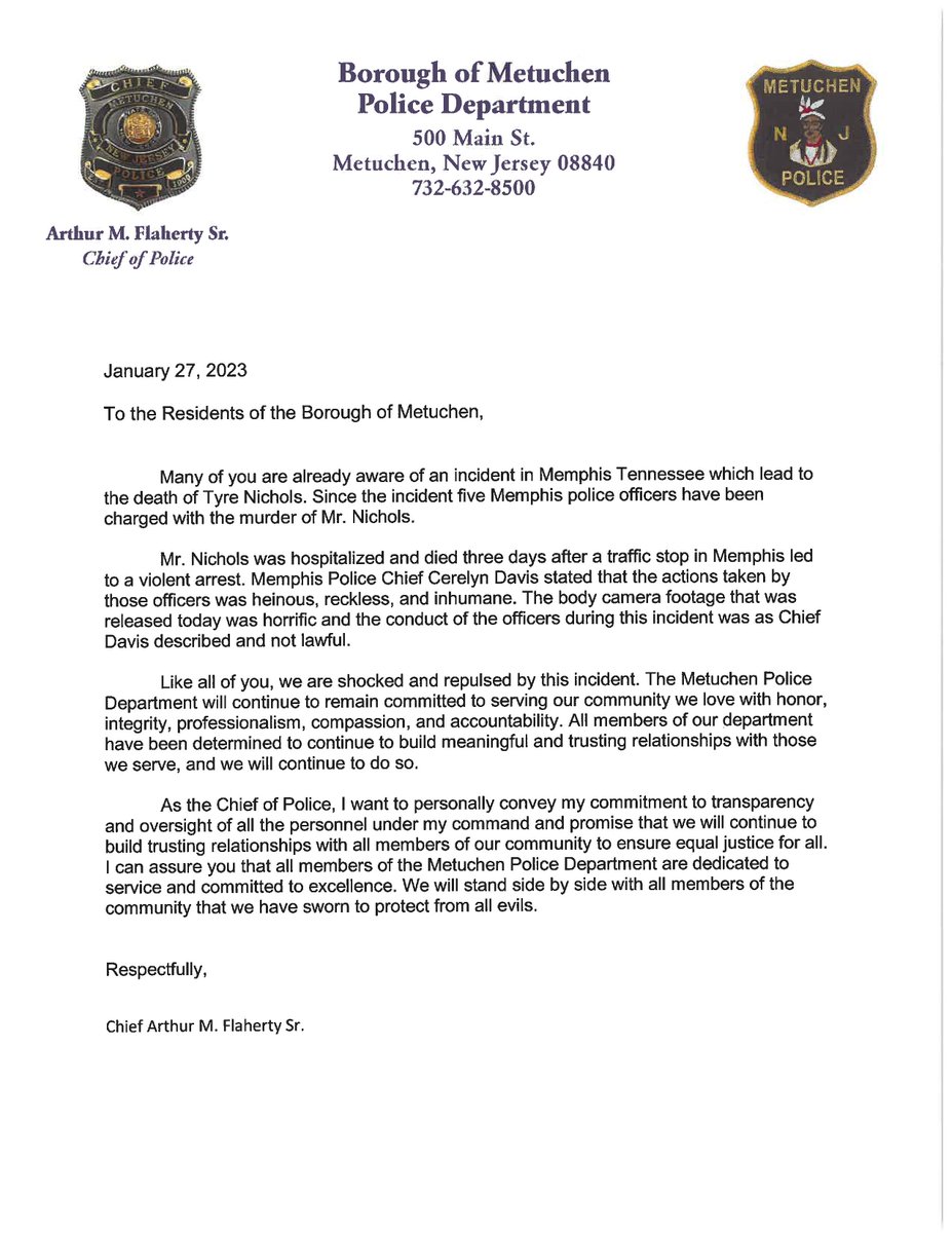 Metuchen Police Department (@metuchenpolice) on Twitter photo 