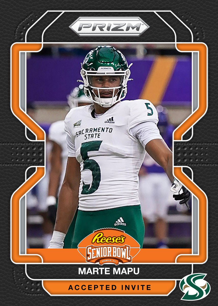 📞 HE GOT THE CALL-UP! After showing out at <a href="/NFLPABowl/">The NFLPA Collegiate Bowl</a> this week, Marte Mapu <a href="/5Marte_/">Té</a> from <a href="/SacHornetsFB/">Sac State Football</a> is heading to the 2023 Senior Bowl!!!  #StingersUp #HornetFootball #TheDraftStartsInMOBILE™️