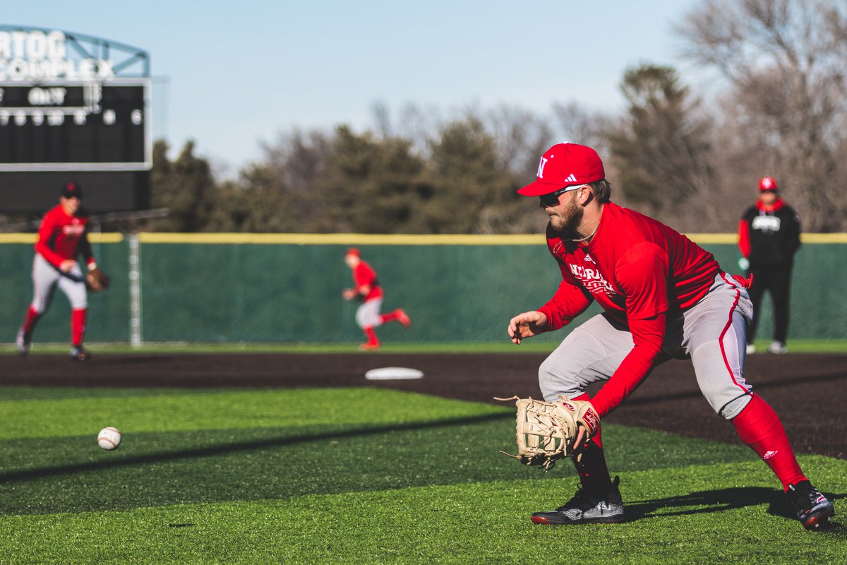 HuskerBaseball's tweet photo. Day one, day won. https://t.co/lPlahx8i0t