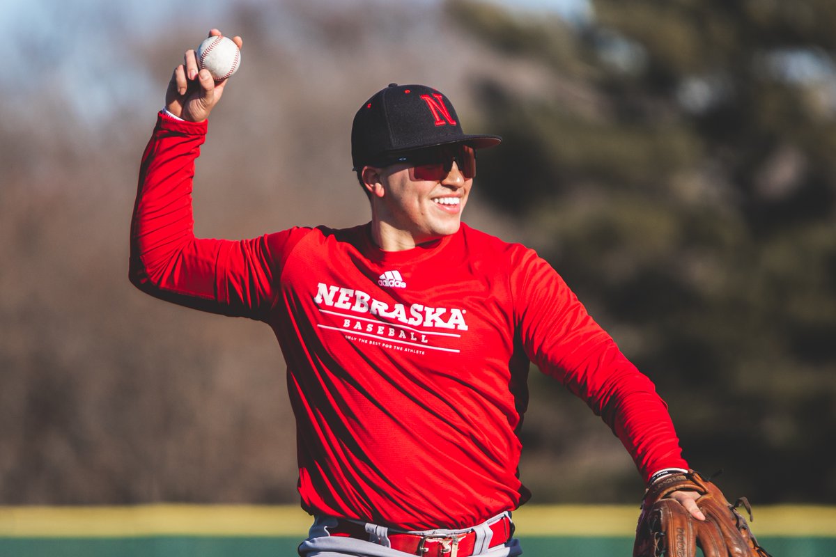HuskerBaseball's tweet photo. Day one, day won. https://t.co/lPlahx8i0t