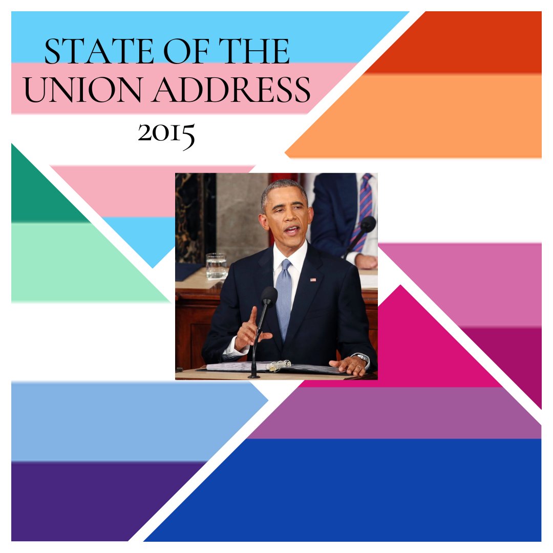 Welcome to #QueerHistoryFactFriday We are ending January by talking about the historic State of the Union Address President Obama gave in January 2015. For the first time in history, a president used the terms bisexual, lesbian, and transgender in their address.