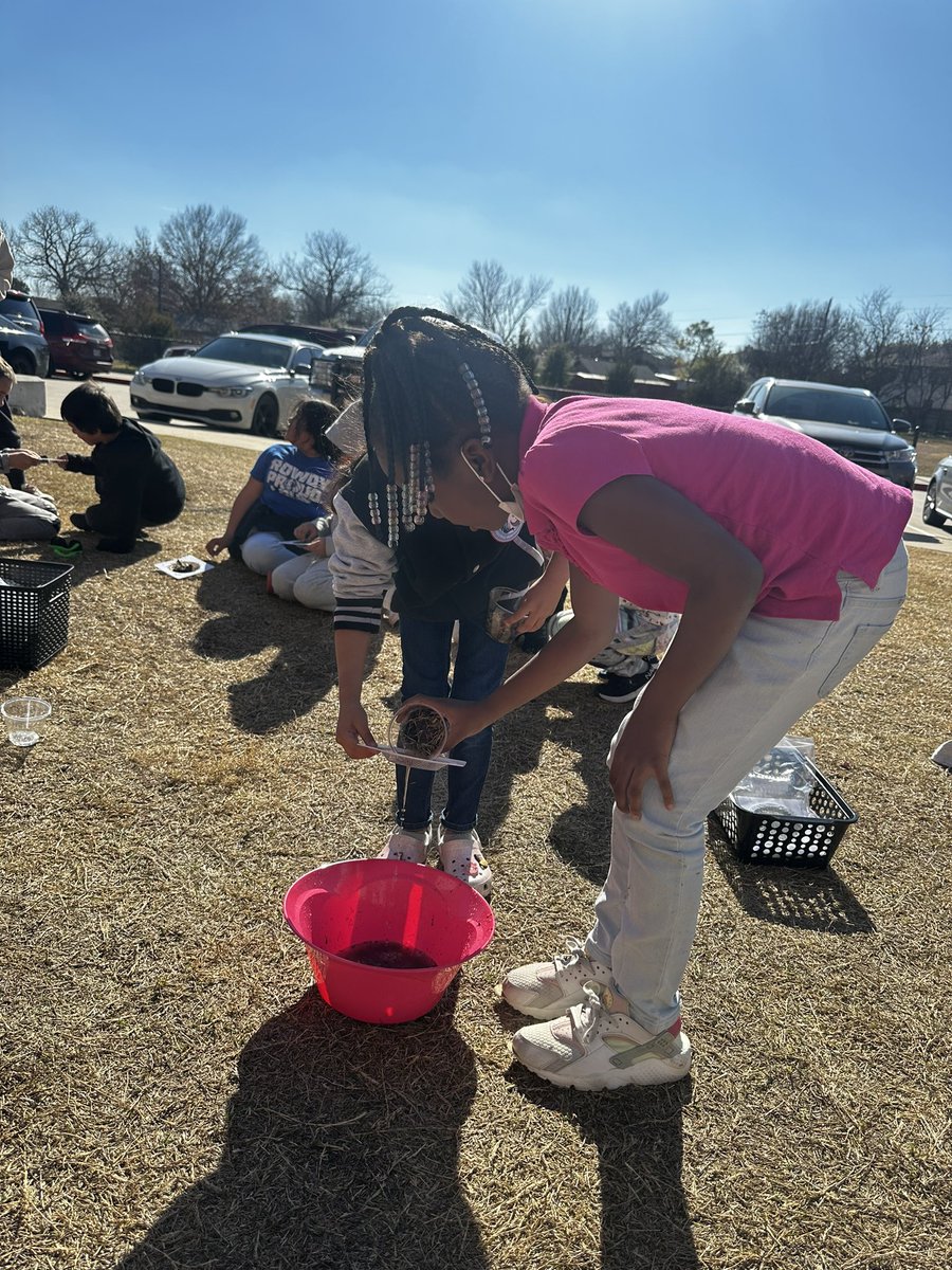 TroutmanKinsley's tweet photo. Enjoyed learning about mixtures on this beautiful day!☀️🥼👩‍🔬 @alexcabrera1002 #RangeRiderNation #NeverLessThanYourVeryBest https://t.co/GOSxqXGLrx
