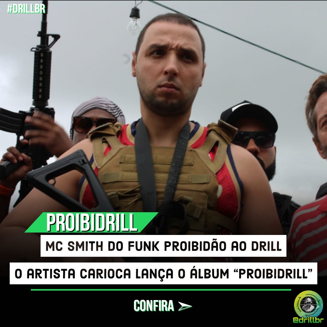 drill_br's tweet photo. @McSmithOriginal do funk proibidão ao Drill 🔥📈
O artista carioca lança o álbum intitulado "PROIBIDRILL", com 19 faixas.

Todas as faixas está disponível nas plataformas digitais 🔥 https://t.co/B2R5bi4VOd