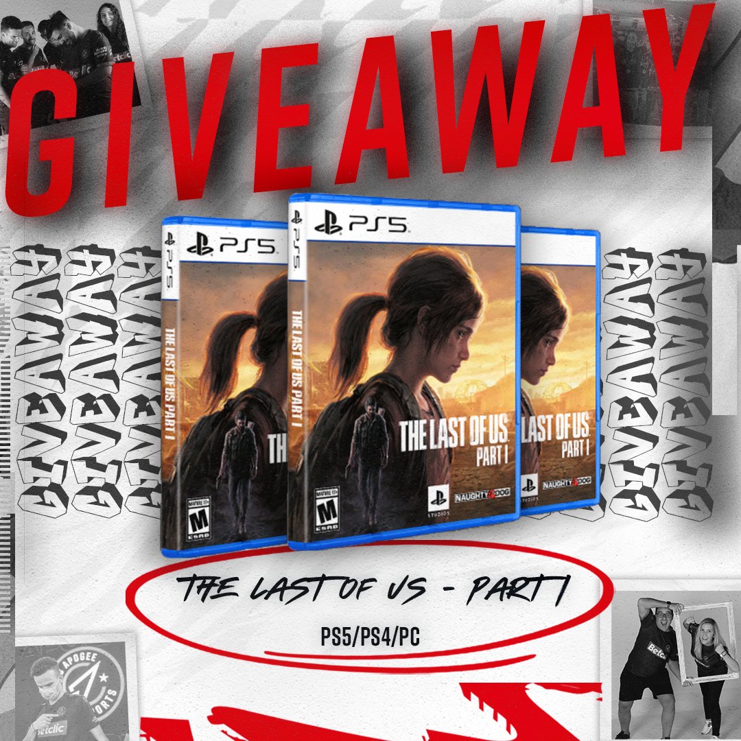 To celebrate the #TheLastOfUs Season 2 being confirmed we are going to giveaway 1 copy of TLOU - Part I! 

To enter you just have to: 
- Follow <a href="/BetclicApogee/">Betclic Apogee Esports</a>
- Retweet
- Tag 1 friend

You can comment multiple times, tagging different friends. Entries till 30/01/23 23h59 GMT+1 🌍