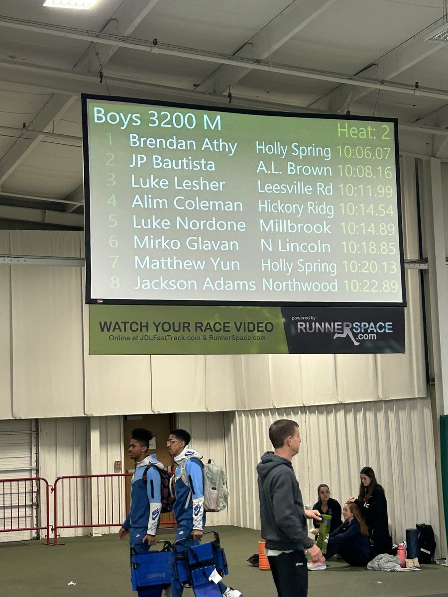 JasonBochert's tweet photo. 🚨NEW SCHOOL RECORD (TIED)🚨

Congrats to the @HSHSHawksTrack  Sophomore Brendan Athy on tying the 3200 school record at the Mondo Elite Invitational! His time of 10:06.07 was good enough to win his section of the event! Great job Brendan! #onlyasoph https://t.co/iFC5KpNZRS