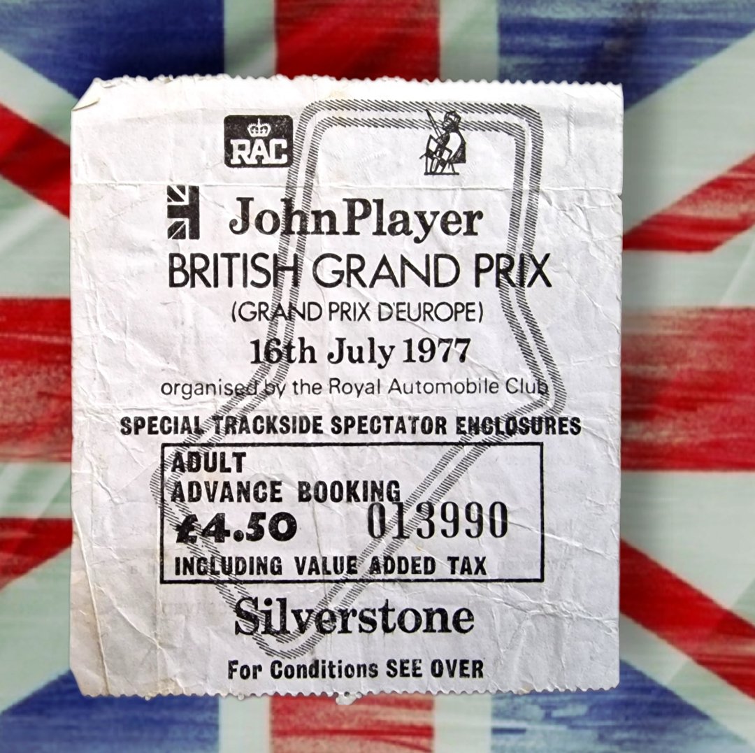 Alan Johnson (@apj1954) on Twitter photo Still got my 1977 British Grand Prix £4.50 ticket, won by James Hunt. <a href="/SilverstoneUK/">Silverstone</a> #BritishGrandPrix #JamesHunt #ticket Still got my 1977 British Grand Prix £4.50 ticket, won by James Hunt. <a href="/SilverstoneUK/">Silverstone</a> #BritishGrandPrix #JamesHunt #ticket