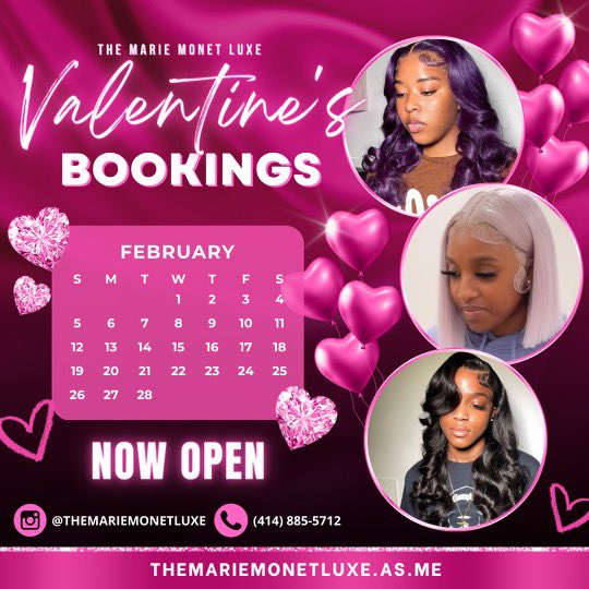 taking February appointments 🥰💕 welcoming new clients as well !! themariemonetluxe.as.me #xula #XULA #xula23 #xula24 #xula25 #xula26 #nola #nolahairstylist