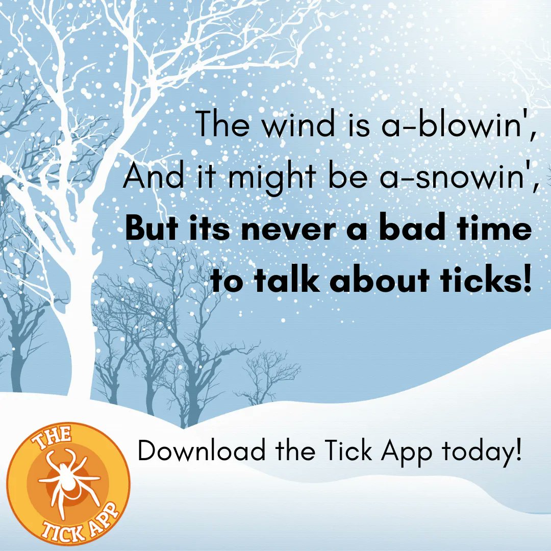 TickAppOnTour's tweet photo. Although you may not be spending all that much time outdoors, it’s always a good time to talk about ticks, tick-borne diseases, and tick prevention!  
Download the #tickapp to learn more!  
#tickprevention #tickcheck #linktree #uwmadison #ticks #lymedisease #lymeprevention https://t.co/ky0gddJvUL