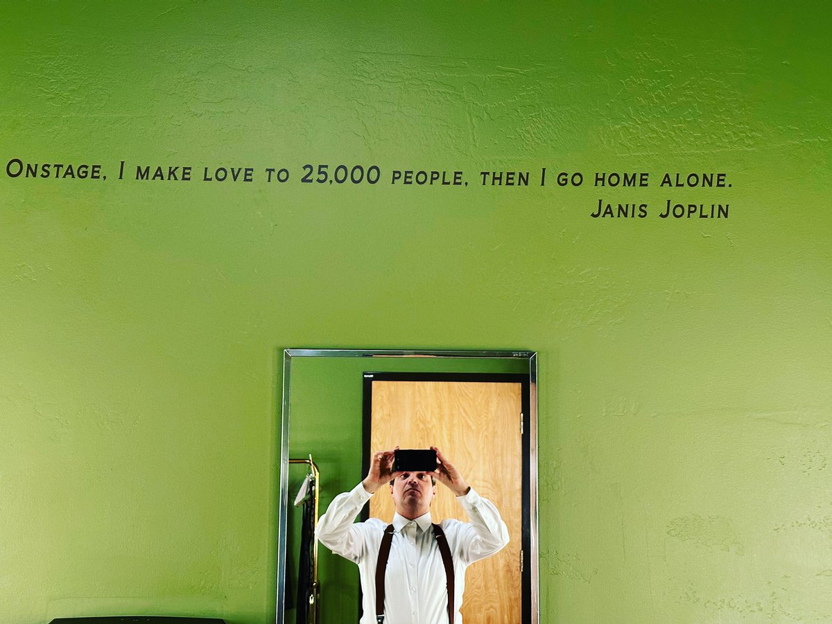 gmarzilli's tweet photo. Inspirational quote from the great #janisjoplin in the dressing room of @webbcenter before @latheatreworks #lucylovesdesi #tour ! https://t.co/c9KlHa1LyZ