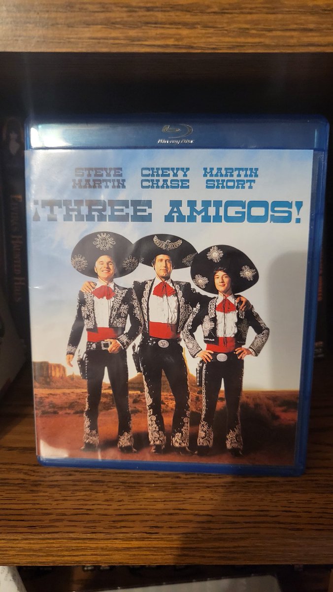 Now Watching, !THREE AMIGOS! (1986)
#threeamigos @OrionPictures #johnlandis #stevemartin #chevychase #martinshort #alfonsoarau #tonyplana #patricemartinez #nowwatching #comedyfilm #comedyfan #bluraycomedy #blurayfan #80scomedy #80sfilm