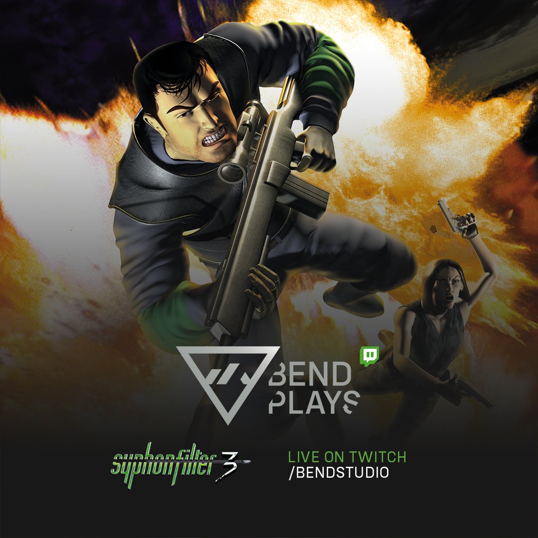 Bend Studio on X: Bend Plays is back! 😎 We're kicking off the new year of  streaming with a playthrough of Syphon Filter 3! 🎮 LIVE:    / X