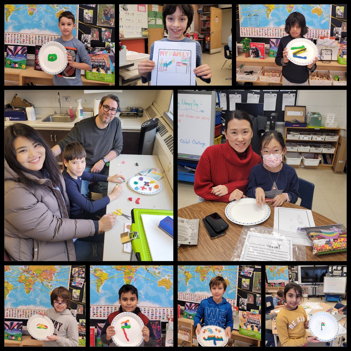 It's #FamilyLiteracyDay! 
What a lovely celebration to share in the joy of reading with your child.
Thank you to @TDSB_DunlacePS community for joining us today!
Thank you @barbreidart @abclifeliteracy for the clay inspired art and activities. 
 #FLD2023