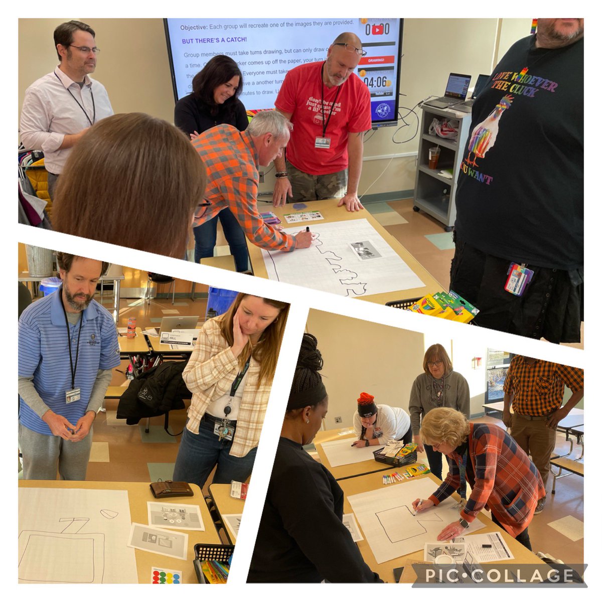 DebraLCrawford's tweet photo. From creative community building and engaging PD sessions to @Bengals spirit wear, our @IamCPS Tech Teachers and Librarians ROCKED today! No one does #CPSbepresent like we do! Shout out to the  #AdobeEduCreative crew for helping make today awesome for our teachers! ❤️ https://t.co/HedAmf96nY