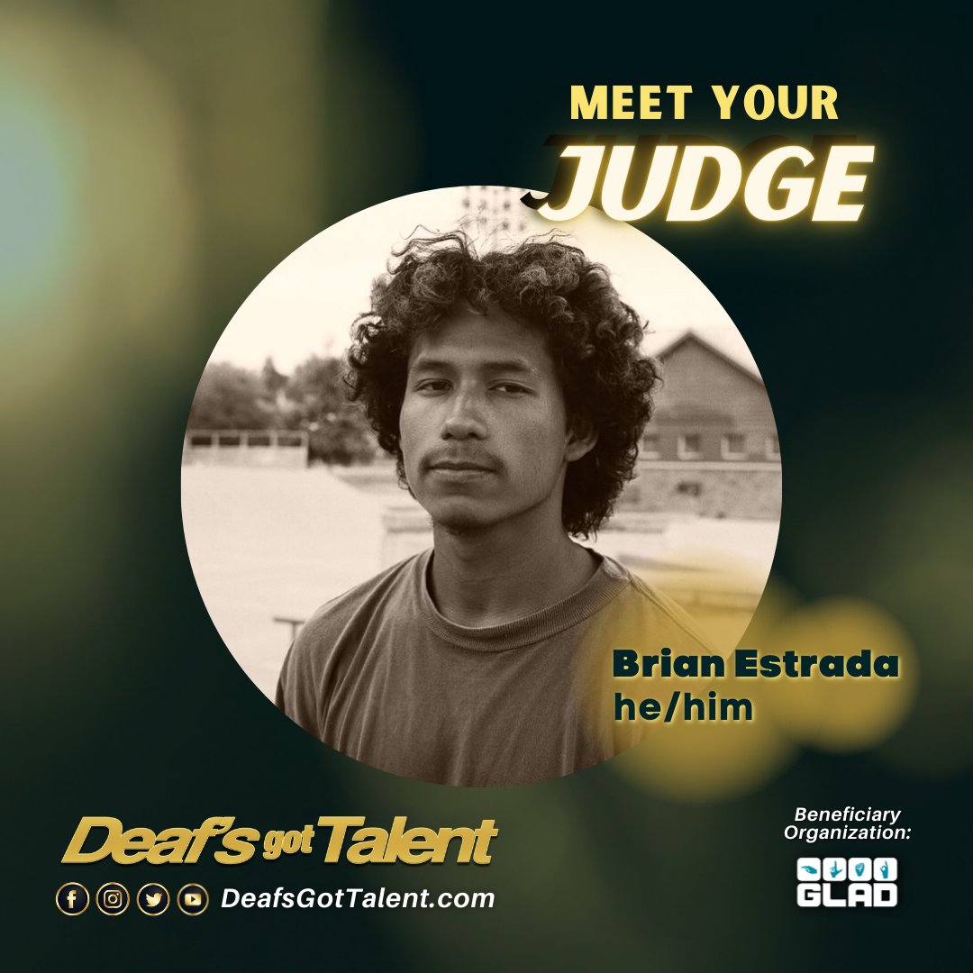 Meet Brian Estrada, the skateboarder who took home 1st place in last year's Deaf's Got Talent! He is coming back as one of our three Judges this year.

We can't wait to return next month in February. Stay updated at DeafsGotTalent.com