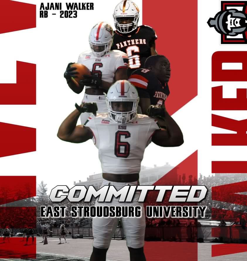 Extremely excited to announce my commitment to East Stroudsburg University where I will be continuing my athletic and academic career. Ide like to thank my family and coaches who helped me become the person I am today 🔴⚫️ !!!   #BloodRunsThick
<a href="/Jimterwilliger/">Jimmy Terwilliger</a> <a href="/coachHags15/">Matt Hagelgans</a>
