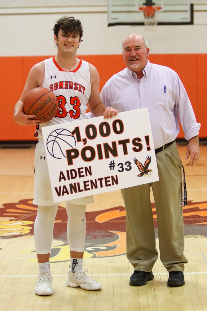 SASD_Athletics's tweet photo. Congratulations to Aiden VanLenten on scoring his 1000th point this evening https://t.co/TUeT67xkPR