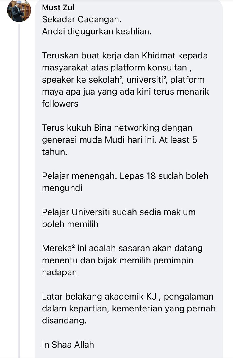 underbossmy's tweet photo. @Khairykj Idea yang bernas setakat ini https://t.co/WJB0sxx0g1