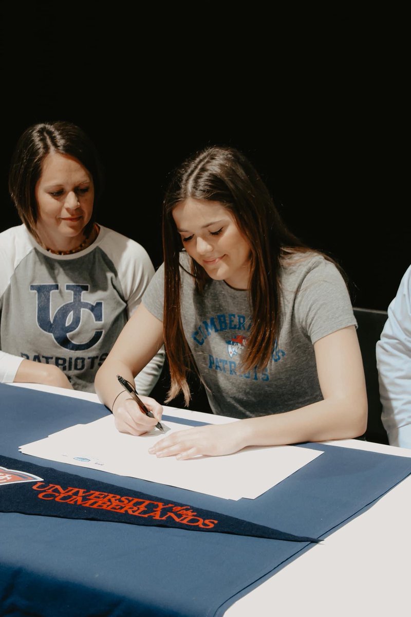 Congrats to Allie Bryson of JBP for signing with the University of the Cumberlands today to be a part of the track &amp; field team.