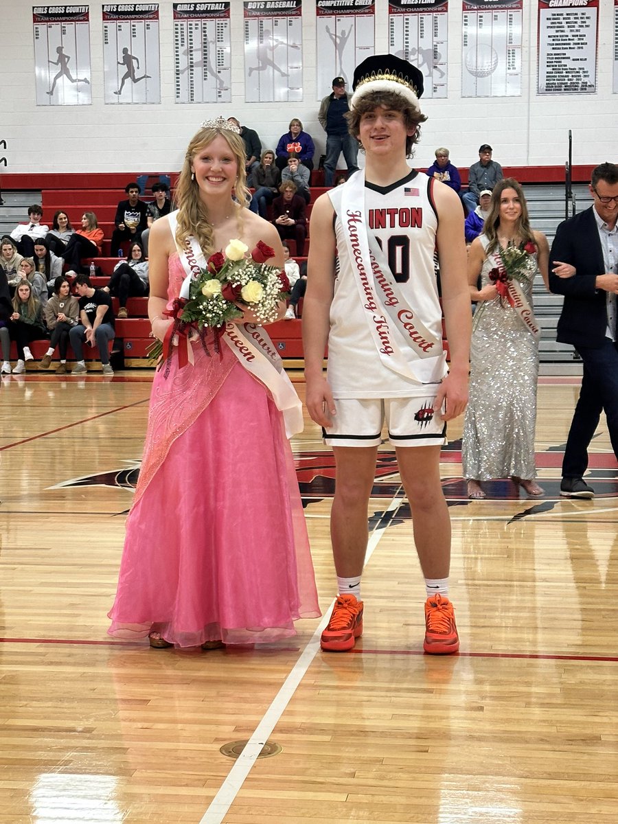 Presenting our CHS Homecoming Court! Congratulations to King Jacob Gilson and Queen Ruby Sierer!!! Go Redwolves!!