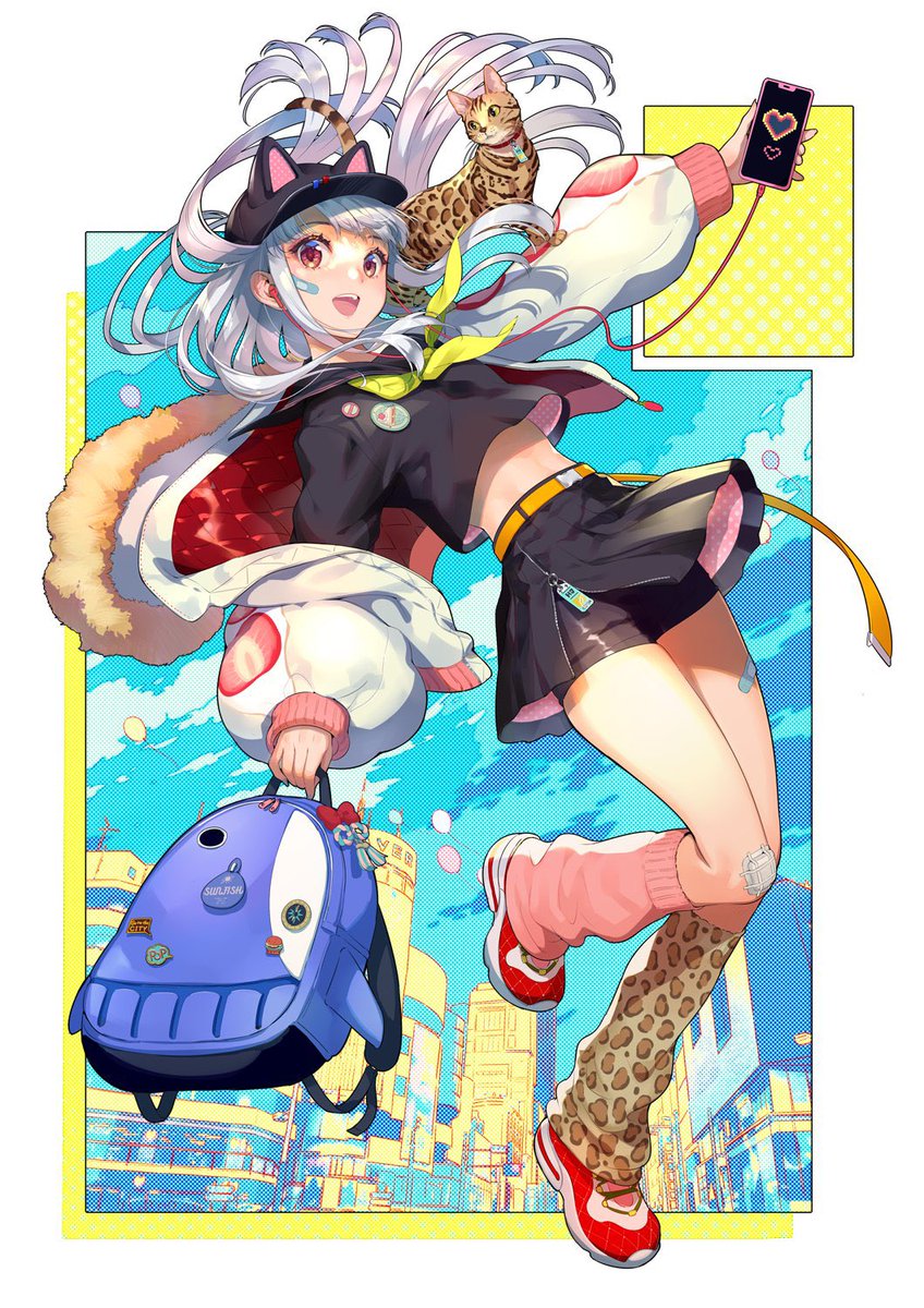 白もち桜先生 複製原画「金魚姫」 (絵師100人展 08)-