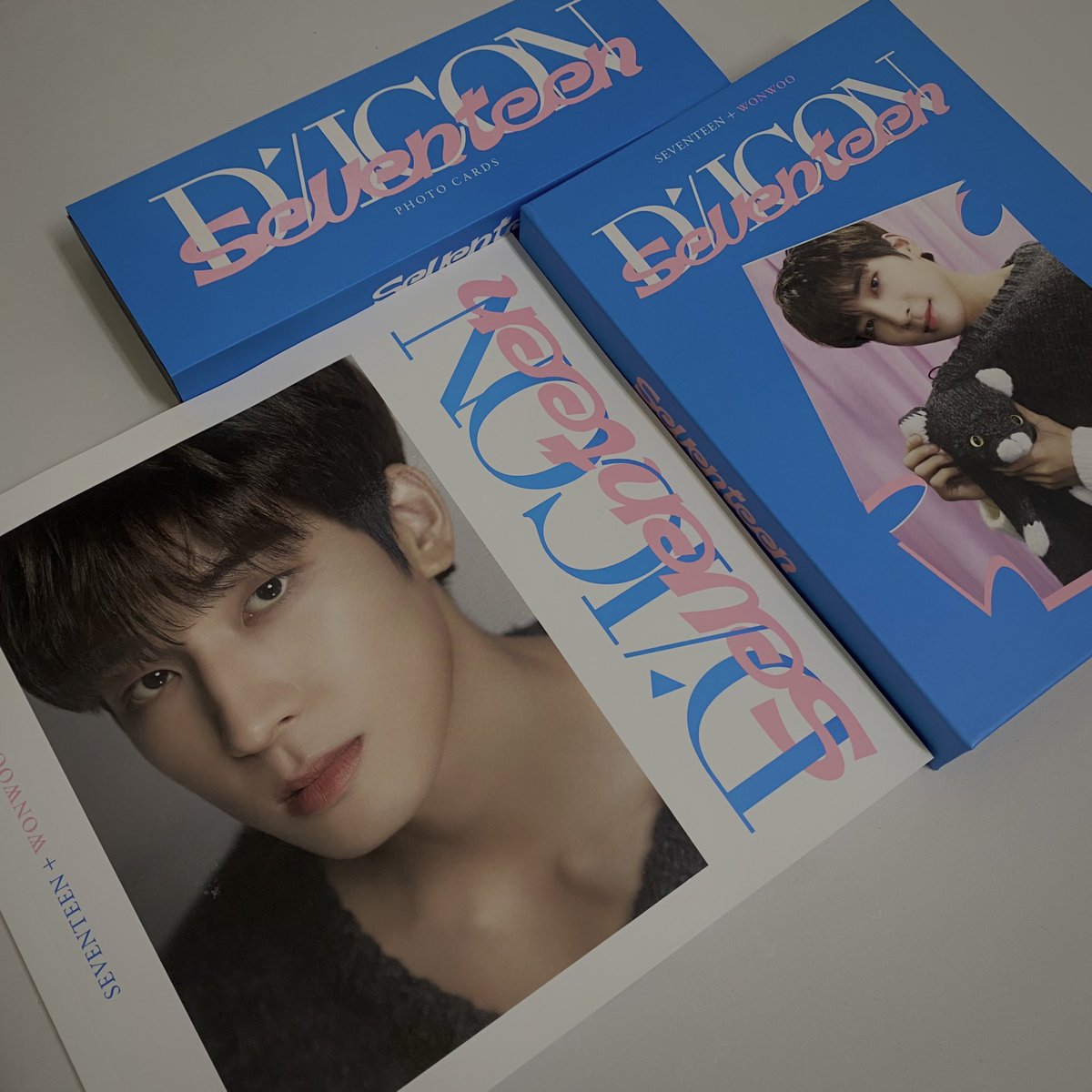 ayoBlezey's tweet photo. my wonwoo dicon d’festa mini is finally home and safe! thank you so much for a hassle-free transaction @onestepmerchPH ❤️ and also for the well secured packaging and freebies! 

#OneStepFeedbacks https://t.co/voMGobsvap