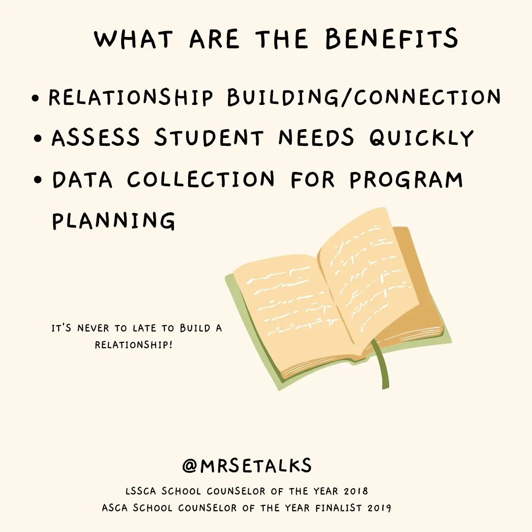MrsEtalks's tweet photo. Getting to know your students is one of the most impactful actions you can take as an educator! Try a minute meeting to build relationships and learn students' needs. #educator #schoolcounselor #mrsetalks #mrsetalkslive #buildingrelationships
https://t.co/tsP7mjzJNz https://t.co/qe0qd3dpGg