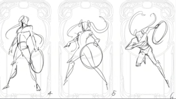 these slap so much!! god i love seeing progress/concept art for warframe stuff, their aesthetic is just something else