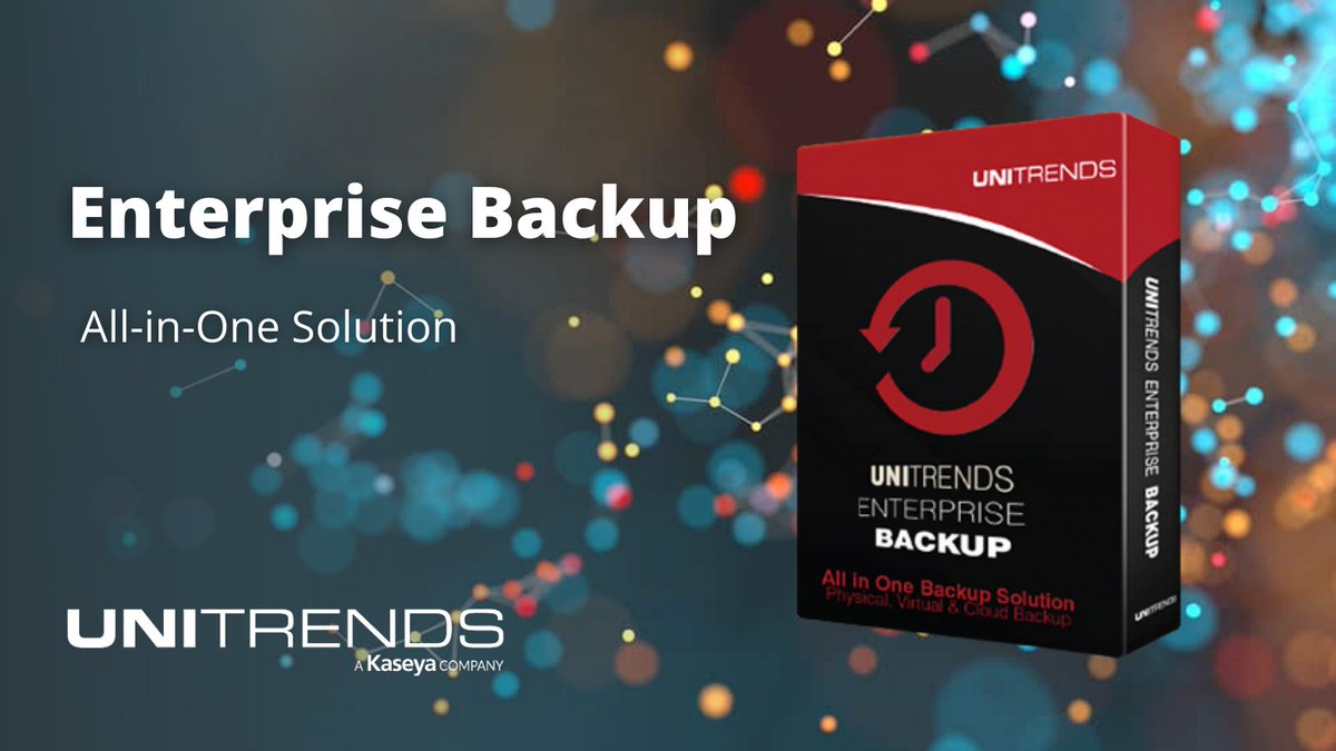 Unitrends Backup converges enterprise #backup software, #ransomware detection, and #cloud continuity into a powerful, all-in-one platform. Get the backup here: hubs.la/Q01zqw6n0