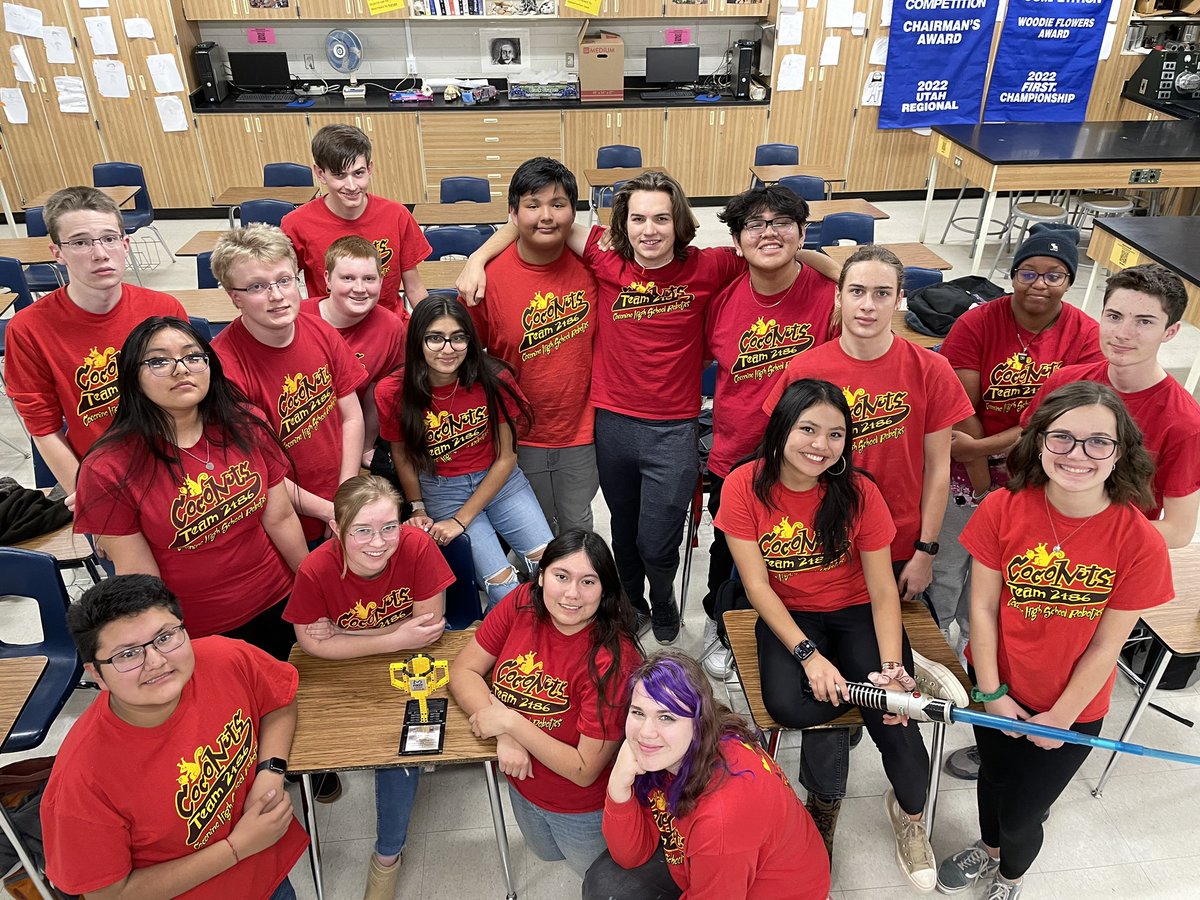CocoNuts - FIRST Robotics Competition Team 2486 (@cocorobo) on Twitter photo Hi!! The CocoNuts were honored and surprised with the outstanding Volunteer Award from the FLL Arizona Championship! Thank you for this wonderful honor! ❤️💛
<a href="/FRCTeams/">FIRST Robotics Competition</a> <a href="/FIRSTweets/">FIRST</a> <a href="/flagstemcity/">STEM City</a> #firstlikeagirl #fll #frc #stem #FIRST Hi!! The CocoNuts were honored and surprised with the outstanding Volunteer Award from the FLL Arizona Championship! Thank you for this wonderful honor! ❤️💛
<a href="/FRCTeams/">FIRST Robotics Competition</a> <a href="/FIRSTweets/">FIRST</a> <a href="/flagstemcity/">STEM City</a> #firstlikeagirl #fll #frc #stem #FIRST