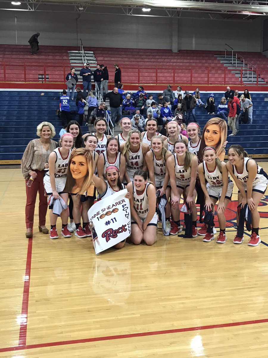 Great team win tonight for <a href="/LadyRocketGBB/">Rockcastle Lady Rockets</a> over Shelby Valley.  <a href="/RockcastleCoSch/">Rockcastle County Schools</a> Would like to welcome   Talynne Shearer to the 1000 point club at RCHS.  It’s always good to watch our athletes have success.  #GoROCK