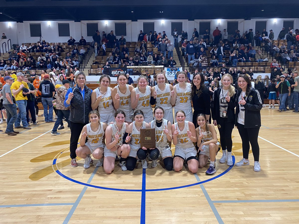 mcjmustangs's tweet photo. 2️⃣0️⃣2️⃣3️⃣⛹️‍♀️GIRLS🛣️Crossroads Conference🏀Basketball Tournament🏆Championship

Overtime:

(3️⃣) McCool Junction🐴Mustangs🟰3️⃣5️⃣
(4️⃣) Meridian🐎Mustangs🟰3️⃣4️⃣

Your #CRC🏆Champion McCool Junction🐴Mustangs📈improve to 1️⃣6️⃣➖2️⃣ on the🗓️year‼️ https://t.co/mTnJueLkIC