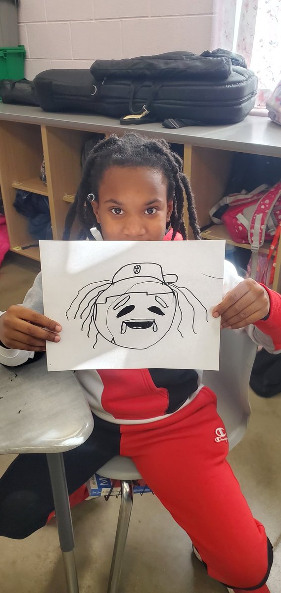 Art Club day. The students did amazing. #BPinspired