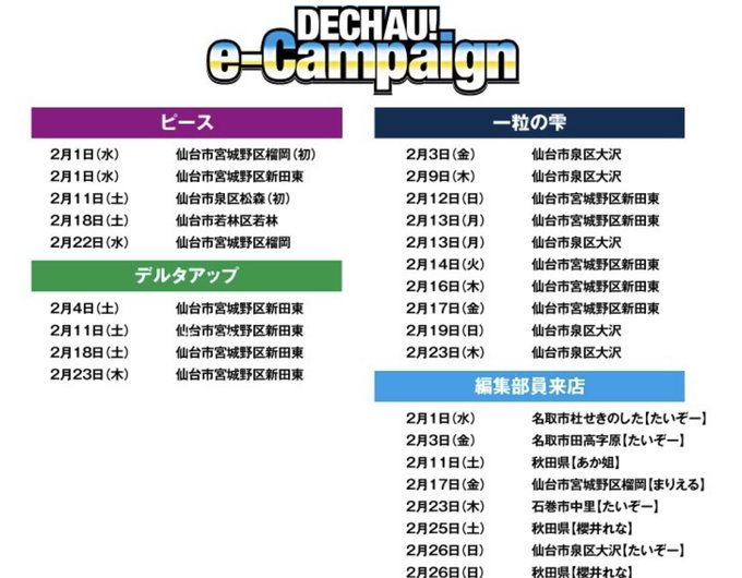 宮城県のパチンコ パチスロの取材 イベントスケジュール一覧 スロリスクタイム