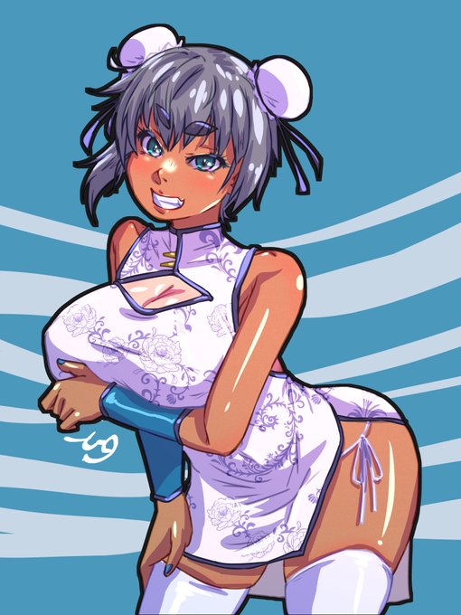 チャイナドレスの流れが来てるっぽいので
うちの子の絵で便乗しとこう(再掲) 